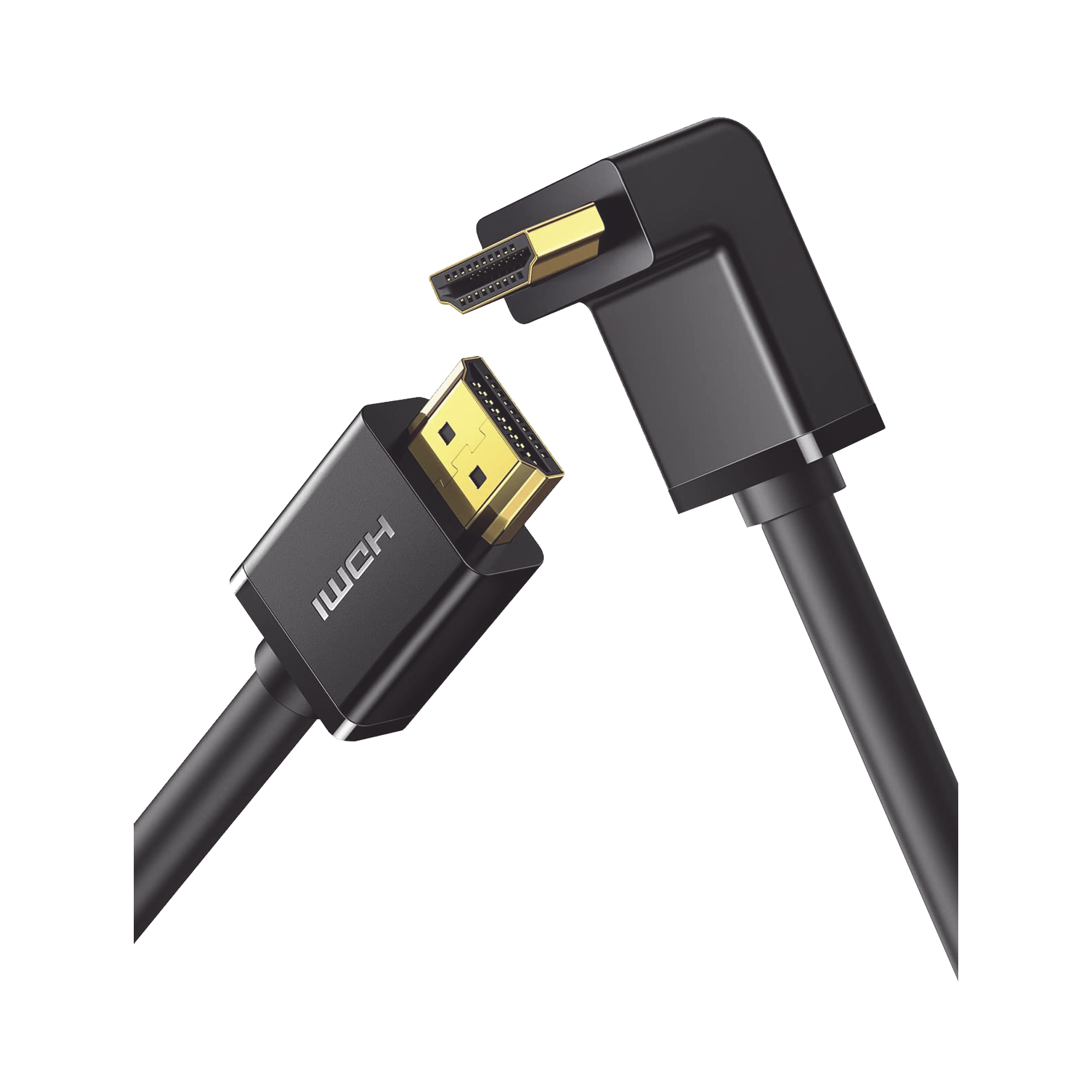 Cable HDMI 2.0 en Angulo de 90° / 2 m / 4K@60Hz / HDR / 3D / HEC (Canal Ethernet HDMI) / ARC (Canal de Retorno de Audio / CEC / 32 canales de Audio / HDCP 2.2 / Dolby Atmos / 18 Gbps / Blindaje Múltiple Cable HDMI 2.0 en Angulo de 90° / 2 m / 4K@60Hz / HDR / 3D / HEC (Canal Ethernet HDMI) / ARC (Canal de Retorno de Audio / CEC / 32 canales de Audio / HDCP 2.2 / Dolby Atmos / 18 Gbps / Blindaje Múltiple
